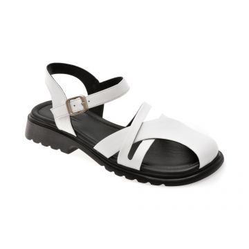 Sandale GRYXX albe, 1763907, din piele naturala