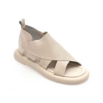 Sandale GRYXX albe, V931C28, din piele naturala