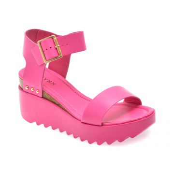 Sandale GRYXX fucsia, 353001, din piele naturala