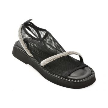 Sandale GRYXX negre, 1, din material textil