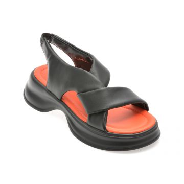 Sandale GRYXX negre, 1150G12, din piele naturala
