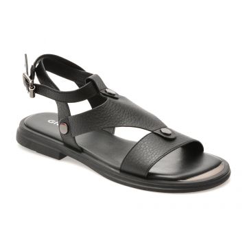Sandale GRYXX negre, 1277G20, din piele naturala