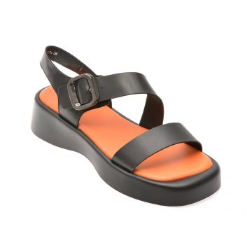 Sandale GRYXX negre, 18308X4, din piele naturala