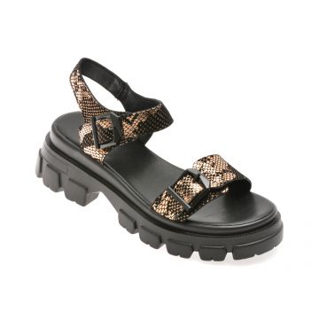 Sandale GRYXX negre, 201501, din piele intoarsa