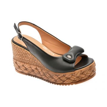 Sandale GRYXX negre, 2062706, din piele naturala