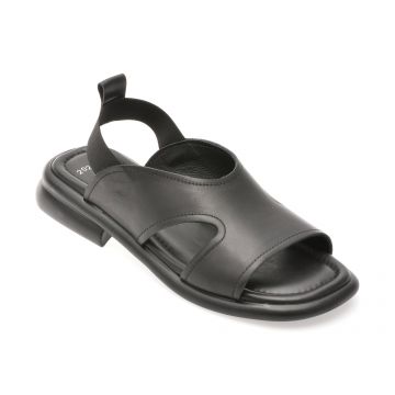 Sandale GRYXX negre, 22026, din piele naturala