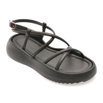 Sandale GRYXX negre, 4261412, din piele naturala