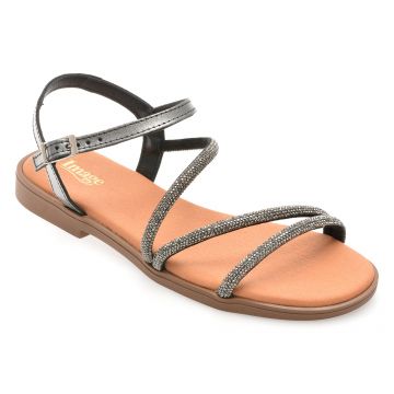 Sandale IMAGE gri, BRADES, din piele naturala