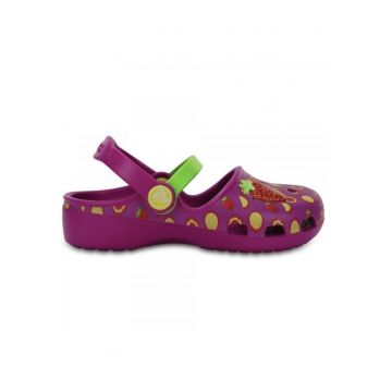 Sandale  Karin Novelty Clog K 20-21 EU - C5 US Mov - Vibrant Violet/Tangarine