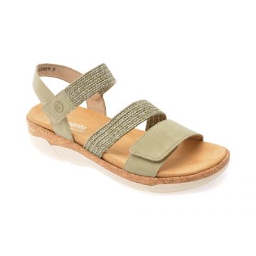 Sandale REMONTE verzi, R6861, din piele ecologica