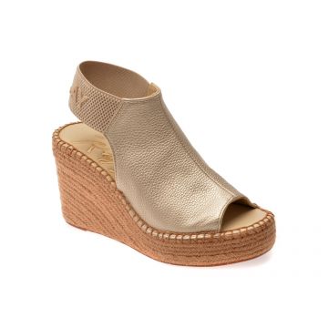 Sandale REPLAY aurii, WP4G08S, din piele ecologica