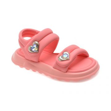 Sandale SELECTION KIDS roz, 6015, din piele ecologica