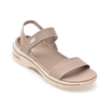 Sandale SKECHERS gri, GO WALK ARCH FIT 2.0, din material textil