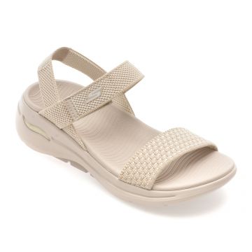 Sandale SKECHERS gri, KZGO WALK ARCH FIT, din material textil