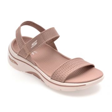 Sandale SKECHERS mov, GO WALK ARCH FIT 2.0, din material textil
