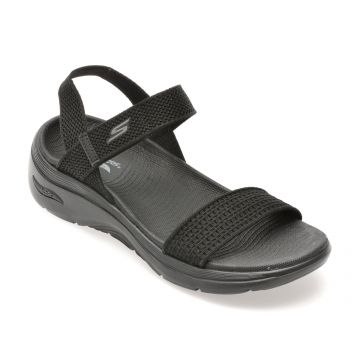 Sandale SKECHERS negre, GO WALK ARCH FIT 2.0, din material textil