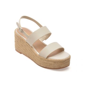 Sandale ALDO albe, KEONI 115, din piele ecologica