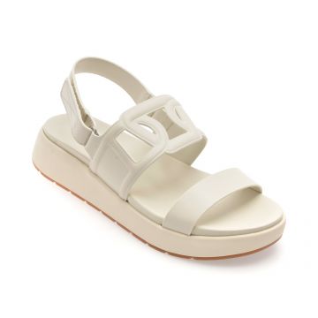 Sandale ALDO albe, ONUVIA 121, din piele naturala