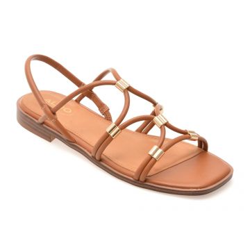 Sandale ALDO maro, BYCHAN 210, din piele ecologica