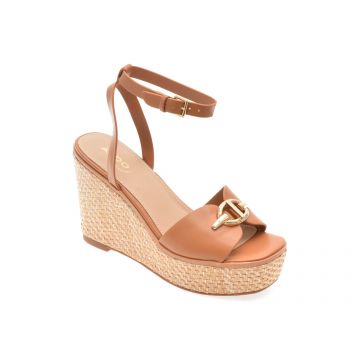 Sandale ALDO maro, YBYLIN 210, din piele ecologica