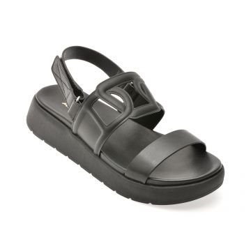 Sandale ALDO negre, ONUVIA 001, din piele naturala