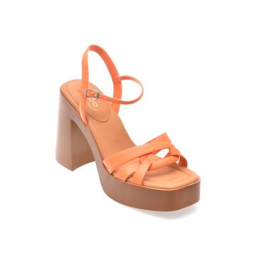 Sandale ALDO portocalii, SOLENIA 810, din piele ecologica