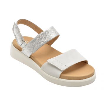 Sandale ARA argintii, 21401, din piele naturala