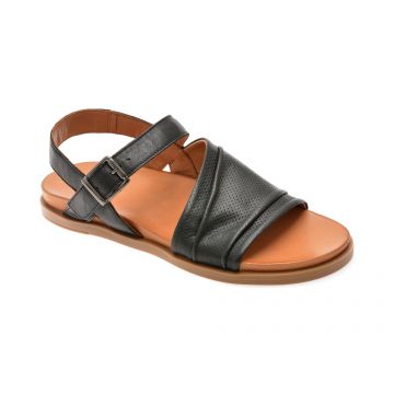 Sandale CORASOL negre, 302623, din piele naturala