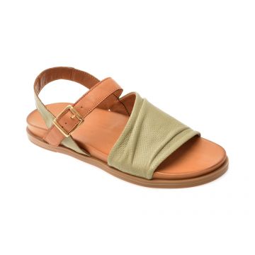 Sandale CORASOL verzi, 302623, din piele naturala