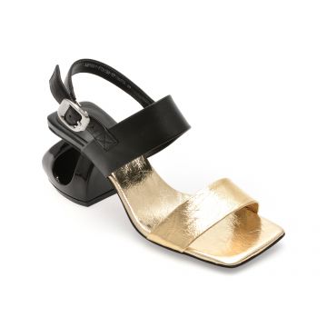 Sandale EPICA aurii, LD1091, din piele naturala