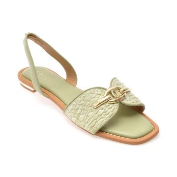 Sandale EPICA verzi, 82951, din piele ecologica