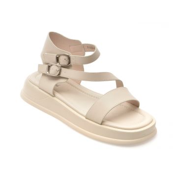 Sandale FLAVIA PASSINI albe, 1143H28, din piele naturala