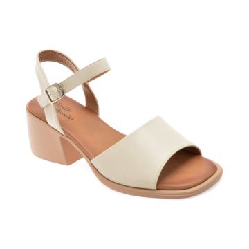 Sandale FLAVIA PASSINI bej, 1389G16, din piele naturala