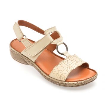 Sandale FLAVIA PASSINI bej, 2337, din piele naturala