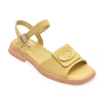 Sandale FLAVIA PASSINI galbene, 80469, din piele naturala