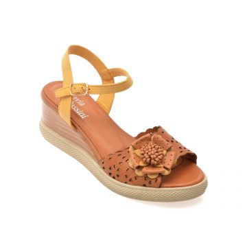 Sandale FLAVIA PASSINI maro, 10101, din piele naturala