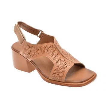 Sandale FLAVIA PASSINI maro, 1389H13, din piele naturala