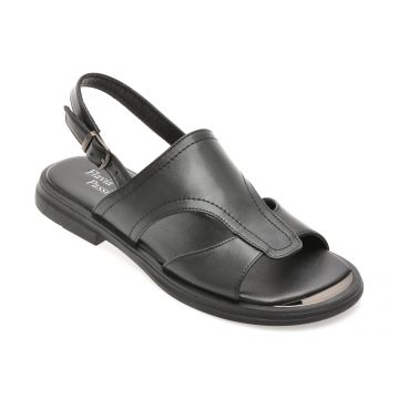 Sandale FLAVIA PASSINI negre, 1277C23, din piele naturala