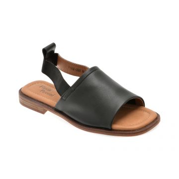 Sandale FLAVIA PASSINI negre, 1352G26, din piele naturala