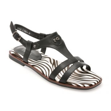 Sandale FLAVIA PASSINI negre, 1538, din piele naturala