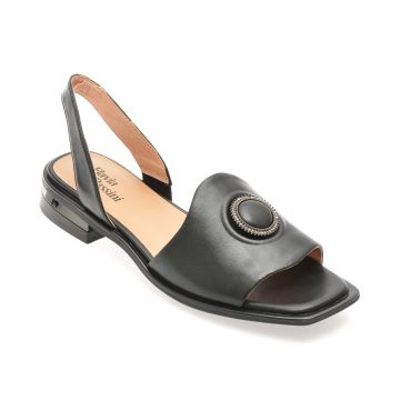 Sandale FLAVIA PASSINI negre, 623, din piele naturala