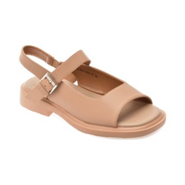 Sandale FLAVIA PASSINI nude, 1302G23, din piele naturala