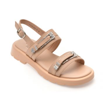 Sandale FLAVIA PASSINI nude, 1340H22, din piele naturala