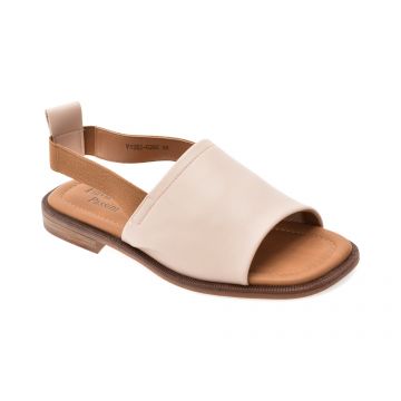Sandale FLAVIA PASSINI nude, 1352G26, din piele naturala