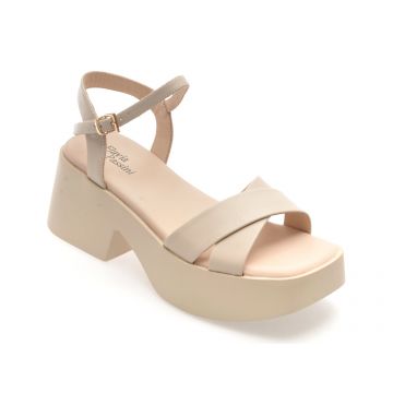 Sandale FLAVIA PASSINI nude, 2968, din piele naturala