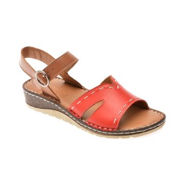 Sandale FLAVIA PASSINI rosii, 1160, din piele naturala