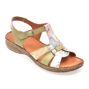 Sandale FLAVIA PASSINI verzi, 2320, din piele naturala