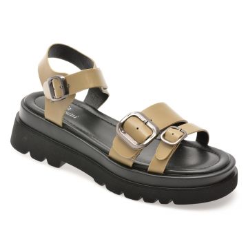 Sandale FLAVIA PASSINI verzi, V755G37, din piele naturala