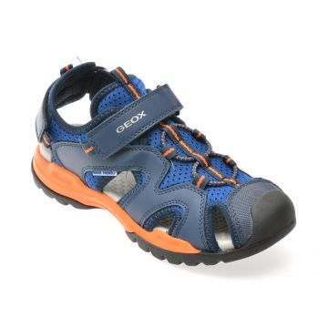 Sandale GEOX albastre, J450RC, din material textil