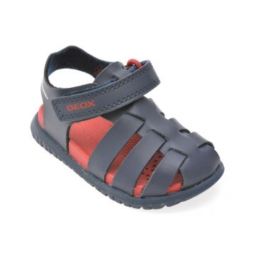 Sandale GEOX bleumarin, B556AA, din piele ecologica